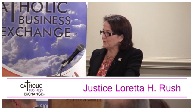CBE Mission Speaker Justice Loretta Rush